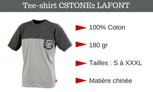 Tee-shirt de travail LAFONT CSTONE2