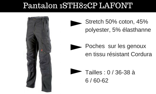 Un pantalon de travail LAFONT 1STH82CP