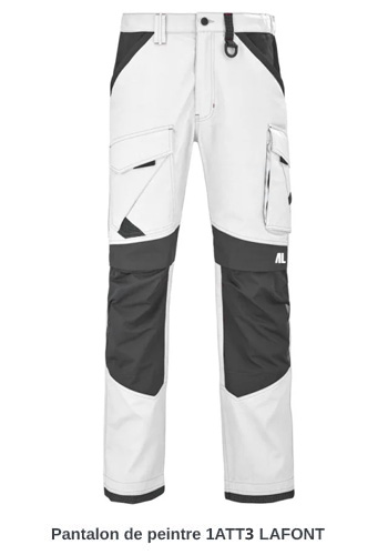Pantalon de travail pour peintre 1ATT3 Lafont