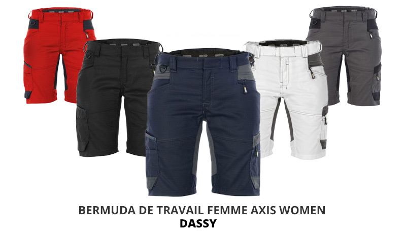 Bermuda de travail femme AXIS WOMEN Dassy
