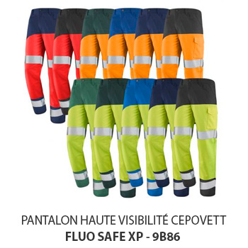 Pantalon Cepovett Safety 9b86 fluo safe xp