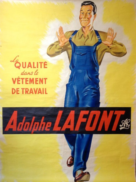 Publicité salopette Lafont