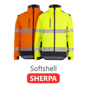 Softshell haute visibilité sherpa t2s workwear
