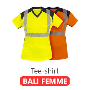 Tee shirt haute visibilité femme BALI T2S