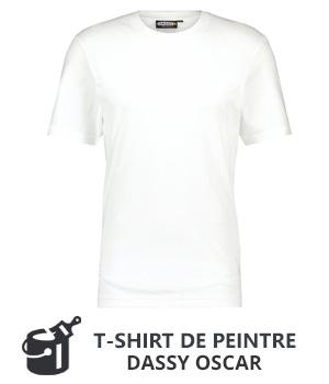 Tshirt de travail blanc Dassy OSCAR