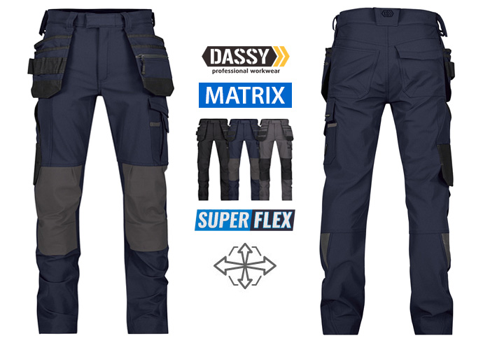 Pantalon travail souple Dassy MATRIX