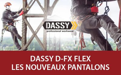 Pantalons Dassy D-FX FLEX : les nouveaux modèles sont disponibles