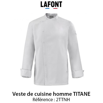 Veste professionnelle de cuisine Lafont TITANE