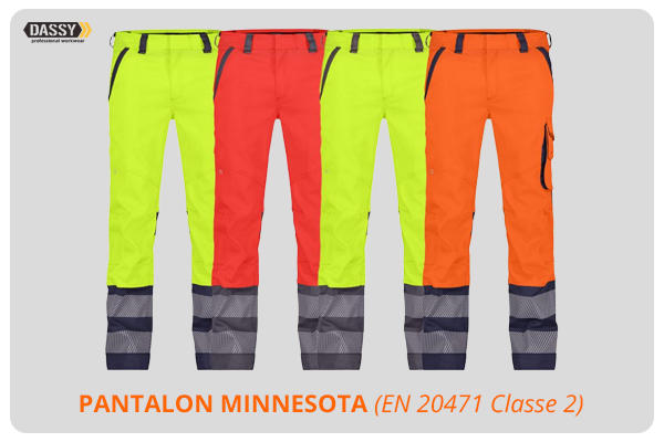 Pantalon haute visibilité Minnesota Dassy