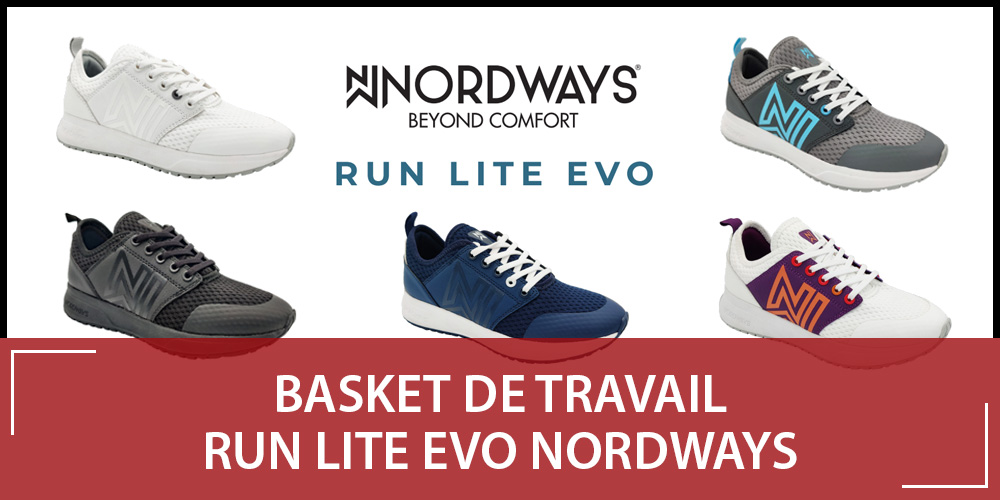 Nordways RUN LITE EVO : une basket de travail légère et antidérapante