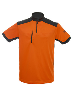 T-shirt pro orange anti UV Solidur
