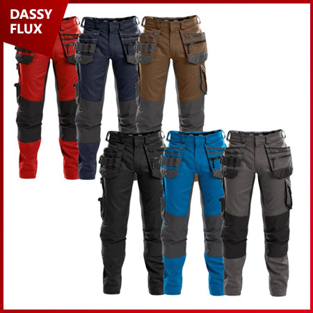 Pantalon multipoches Dassy FLUX