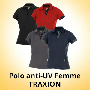 Polo de travail femme anit uv Dassy TRAXION