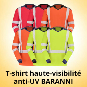 Tshirt anti UV EN 13758-2 manches longues Cepovett Baranni