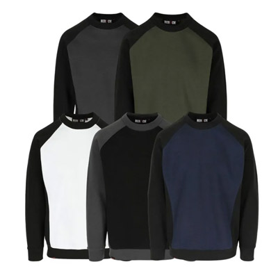 Sweat-shirt de travail bicolore BORIS