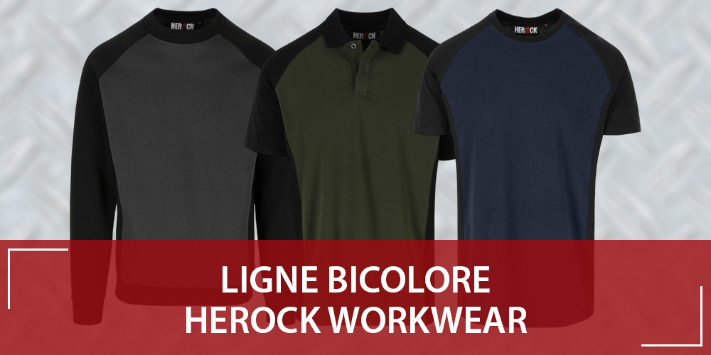 Nouveaux vêtements Herock : optez pour un haut bicolore