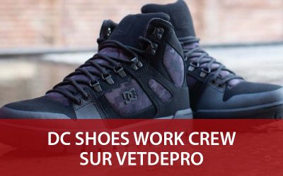 Les chaussures de sécurité DC SHOES Work Crew sont sur Vetdepro