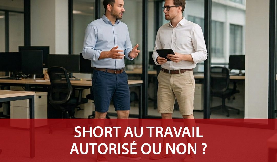 Droit, oui ou non de travailler en short au bureau lors de canicule ?