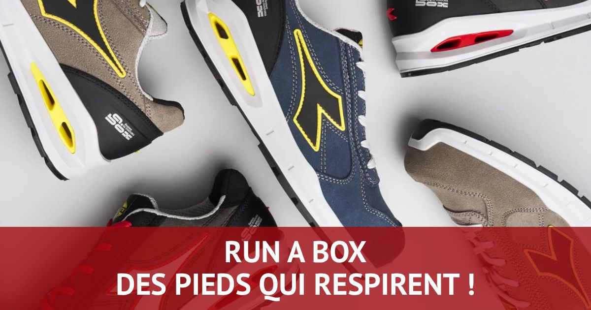 Diadora RUN A BOX chaussures de sécurité respirantes