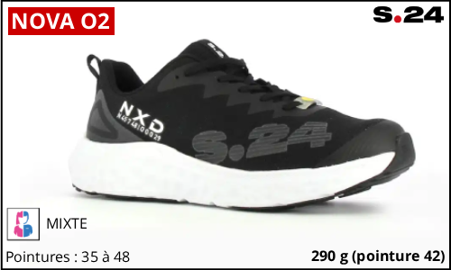 Nouvelles baskets de travail antidérapantes S24 NOVA